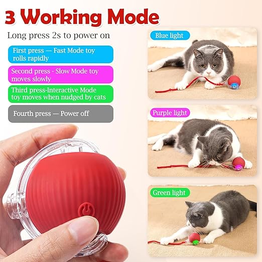 Pet Automatic Rolling Ball Toy