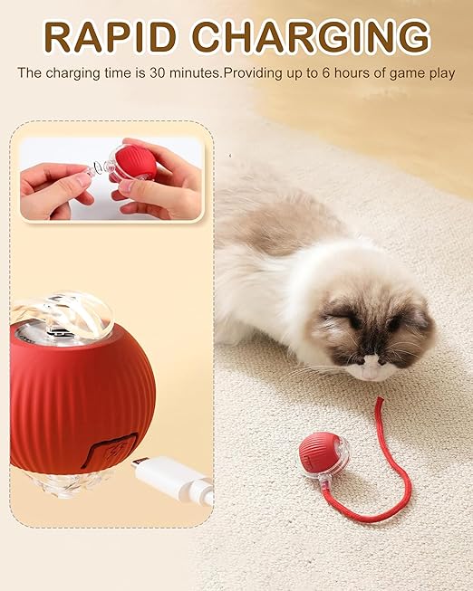 Pet Automatic Rolling Ball Toy